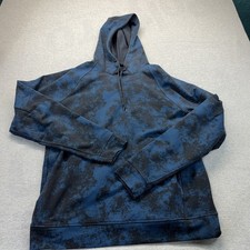 Lululemon City Sweat Hoodie Men's Blue Black Camo Large no tag