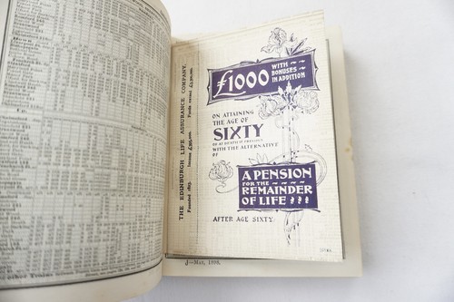May 1898 Original Bradshaws Railway Guide Timetable Handbook Bound - Foto 10 di 12