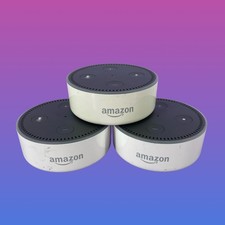 Lot of 3 Amazon Echo Dot 3 2nd Gen RS03QR Sma...