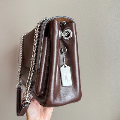 Coach Elodie Crossbody Bag CCF09 crinkle leather/Maple | eBay
