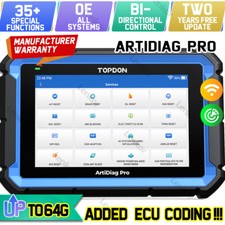 2026 TOPDON Artidiag PRO Bidirectional Scanner Full System Diagnostic ECU Coding