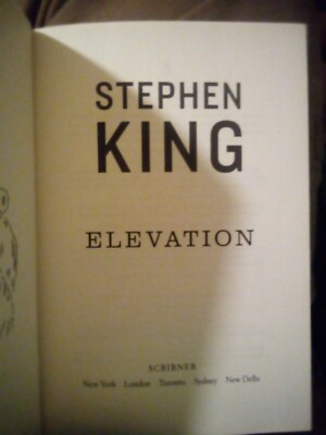 stephen king elevation hardcover