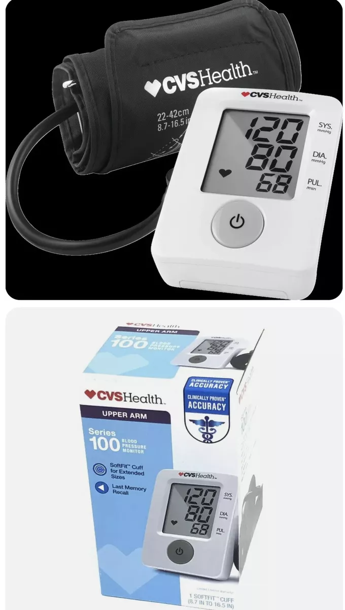 CVS Health Upper Arm Series 100 Blood Pressure Cuff Monitor New
