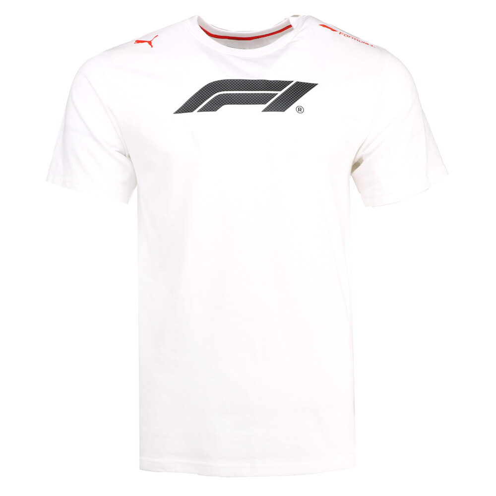 Puma F1 Essentials + Непринужденная футболка с круглым вырезом и коротким рукавом, мужской размер XL, Повседневная