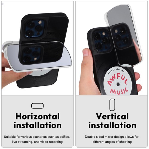 2 Pcs Reflector Phone Photography Accessories Cell Mirror Reflection Clip - 第 4/11 張圖片