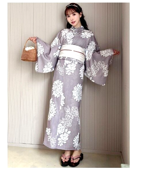 着物・浴衣 treat urself Treat vintage lace Yukata treat urself 刺繍 浴衣 浴衣