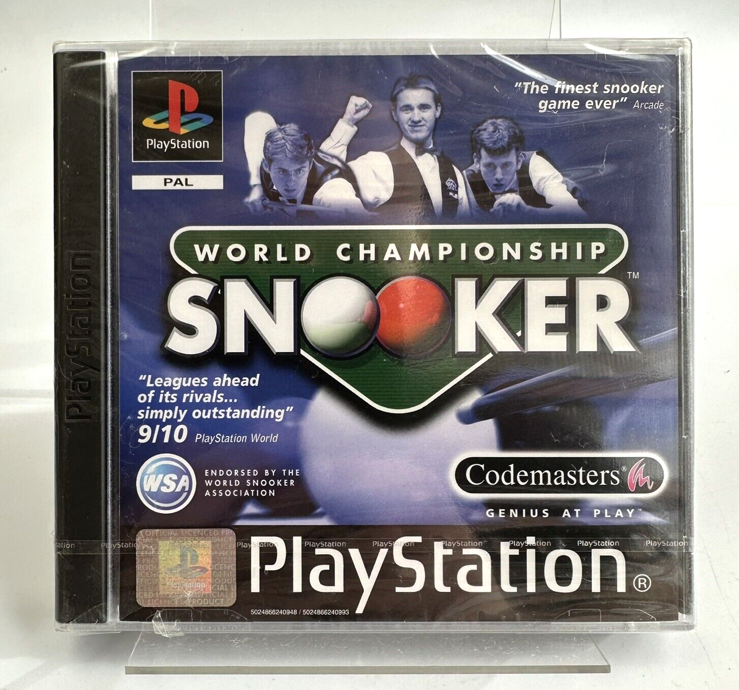 PS1 World Championship Snooker, New And Factory Sealed