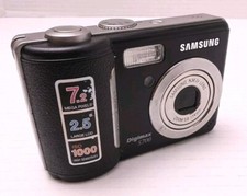 Samsung Digimax S700 7.2MP Compact Digital Camera Black Tested