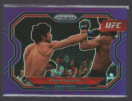 2021 Panini Prizm UFC Prizms Purple #114 Kron Gracie /149