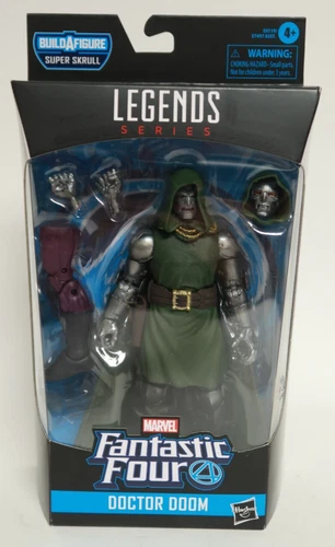 Figura Doctor Doom Marvel Legends Super Skrull BAF Wave 6" Nueva Fantastic Four