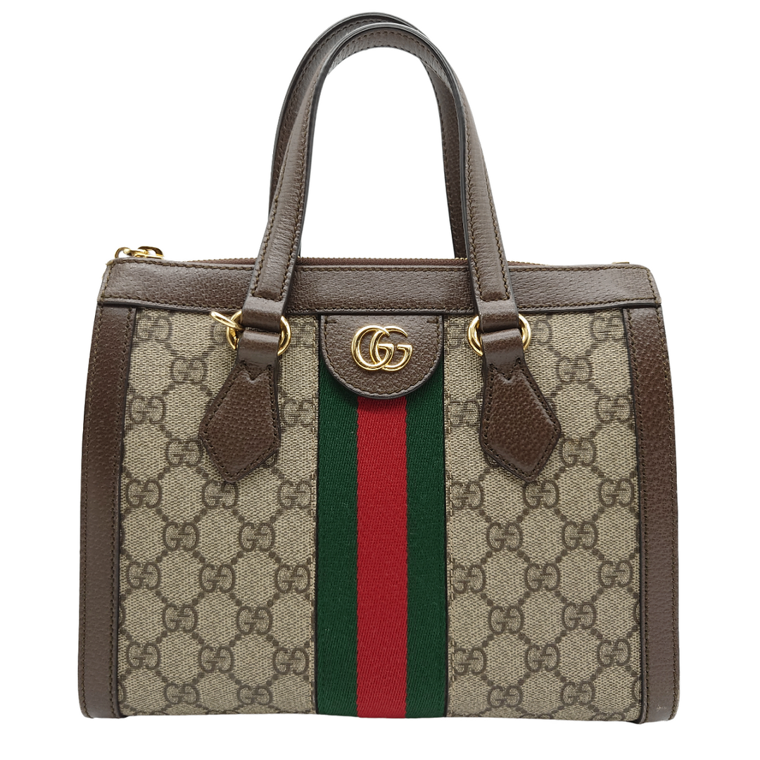 Gucci GG Small Tote Bag Ophidia Shelly Line Web Stripe Gucci GG Small Tote Bag Ophidia Shelly Line Web Stripe