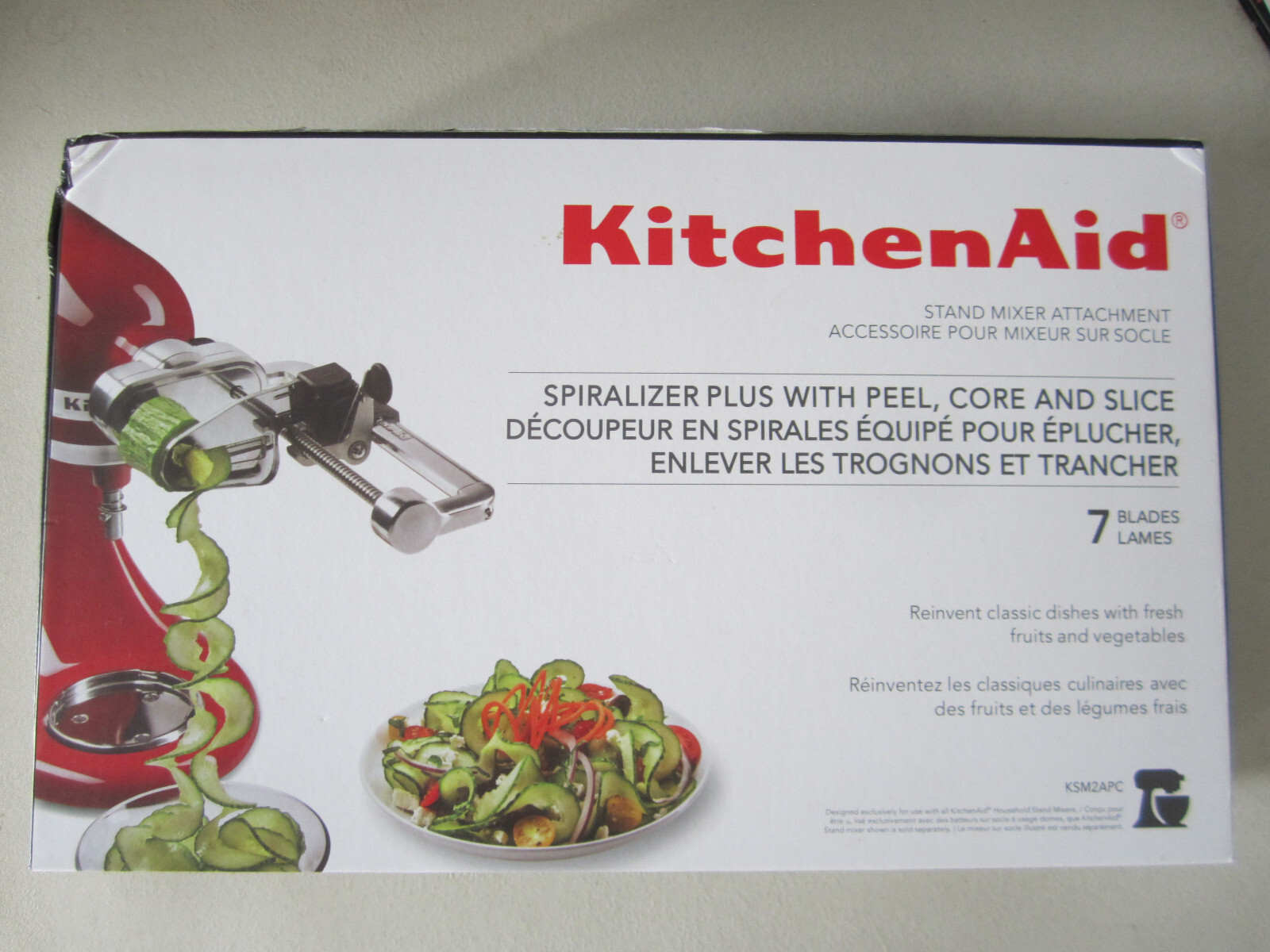 kitchenaid mixer spiralizer plus attachment