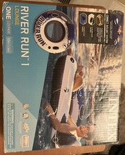Intex River Run I Outdoor Inflatable Water Tube Lounge Float 53 inch NIB