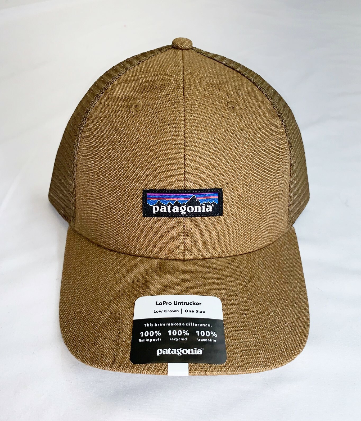 patagonia brown cap