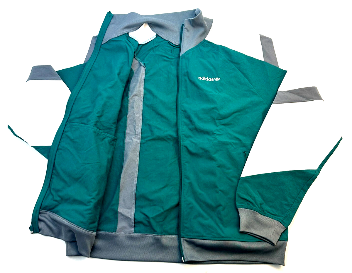Adidas Equipment Wind Jacket Full Zip Men's Sizes L, XL Green DH