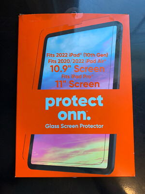 Protect onn glass screen protector for iPad Air, iPad Pro 11