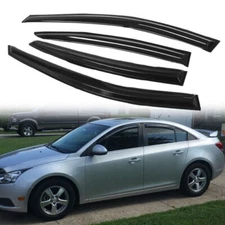 For 2011-2015 Chevy Cruze Window Visor Vent Sun Rain Wind Deflector Snow Guard