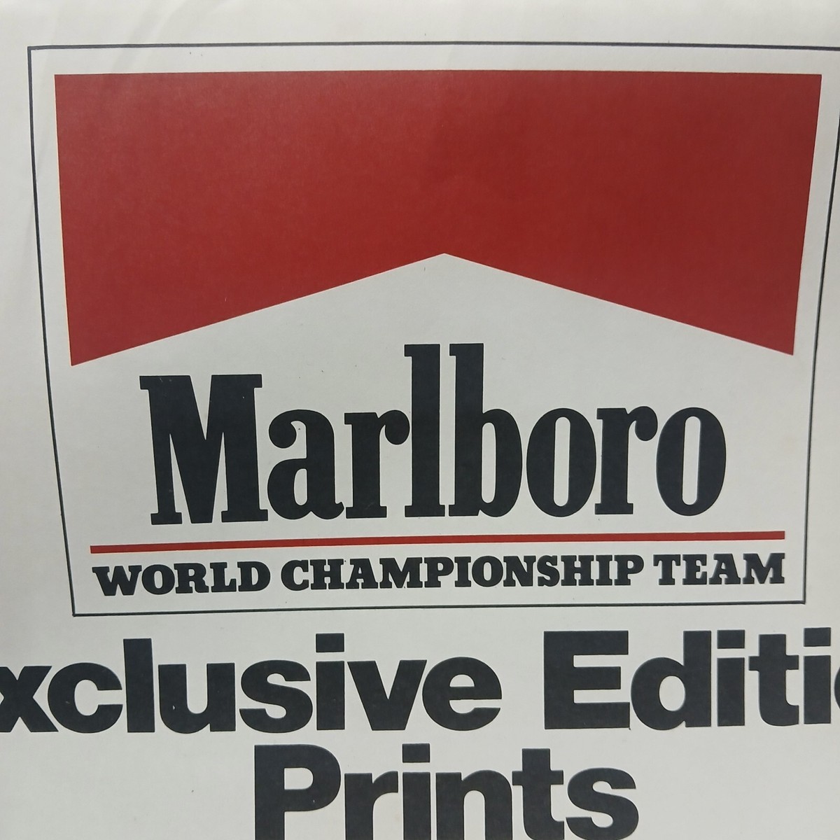 Marlboro カウボーイ ポスター 1997年製 ヴィンテージ マルボロ マスタング広告ポスター：レトロなタバコの