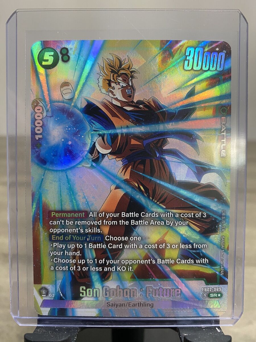 Son Gohan:Future FB02-089 SR Alt Art Dragon Ball Super Son Gohan:Future FB02-089 SR Alt Art Dragon Ball Super