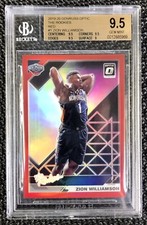2019-20 Optic The Rookies /99 Red ZION Williamson RC BGS 9.5