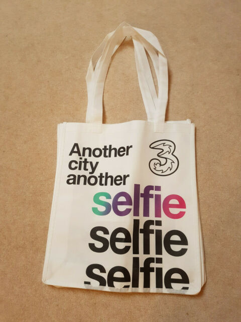 Limited Edition - White Tote Bag - [Three] Mobile Network - [X2].