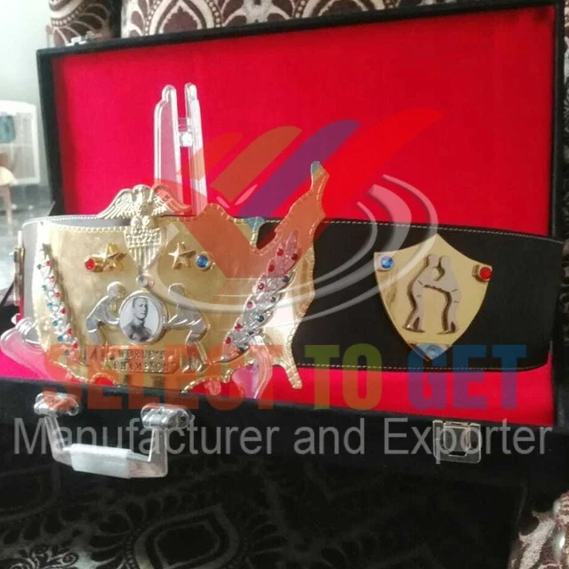 Cinturón título campeonato mundial Nature Boy Buddy Rogers galardonado WWWF (WWE) Foto 2 de 4