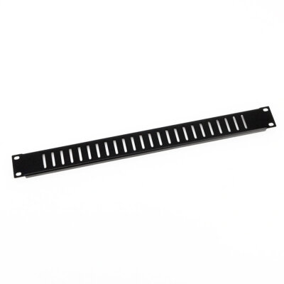 Adam Hall 87221 V Rack Lüftungsblende 1HE vertikale Schlitze 19 Rack Blende 1U
