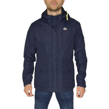 Dickies Rain Jacket Size Medium In Navy Blue Men's Hooded Lightweight