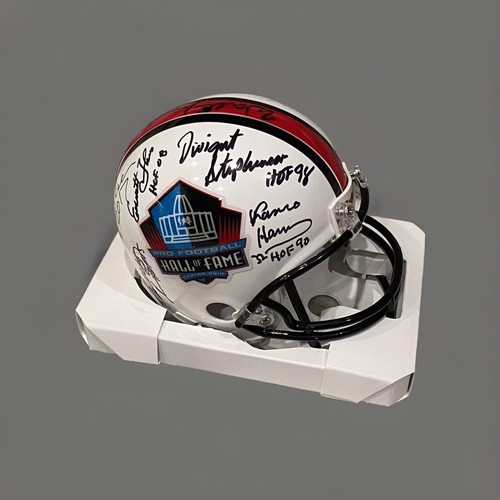 Franco Harris Munoz Jones Shields Steelers Signed NFL HOF Mini Helmet JSA 🔥 - Picture 3 of 15