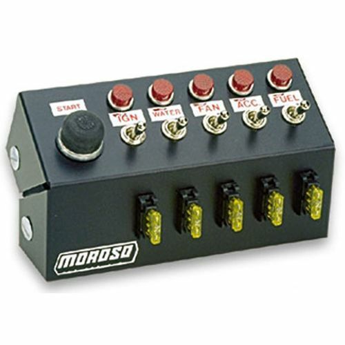 Moroso 74135 Switch Panel Roll Bar Mount 7 x 4in 5 Toggles/1 Momentary Button - Picture 1 of 1