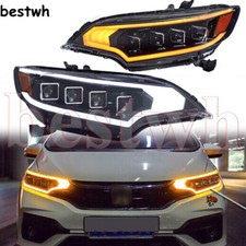 Paar LED Scheinwerfer für Honda FIT/JAZZ 2013-2020 Sequential mit Animation DRL