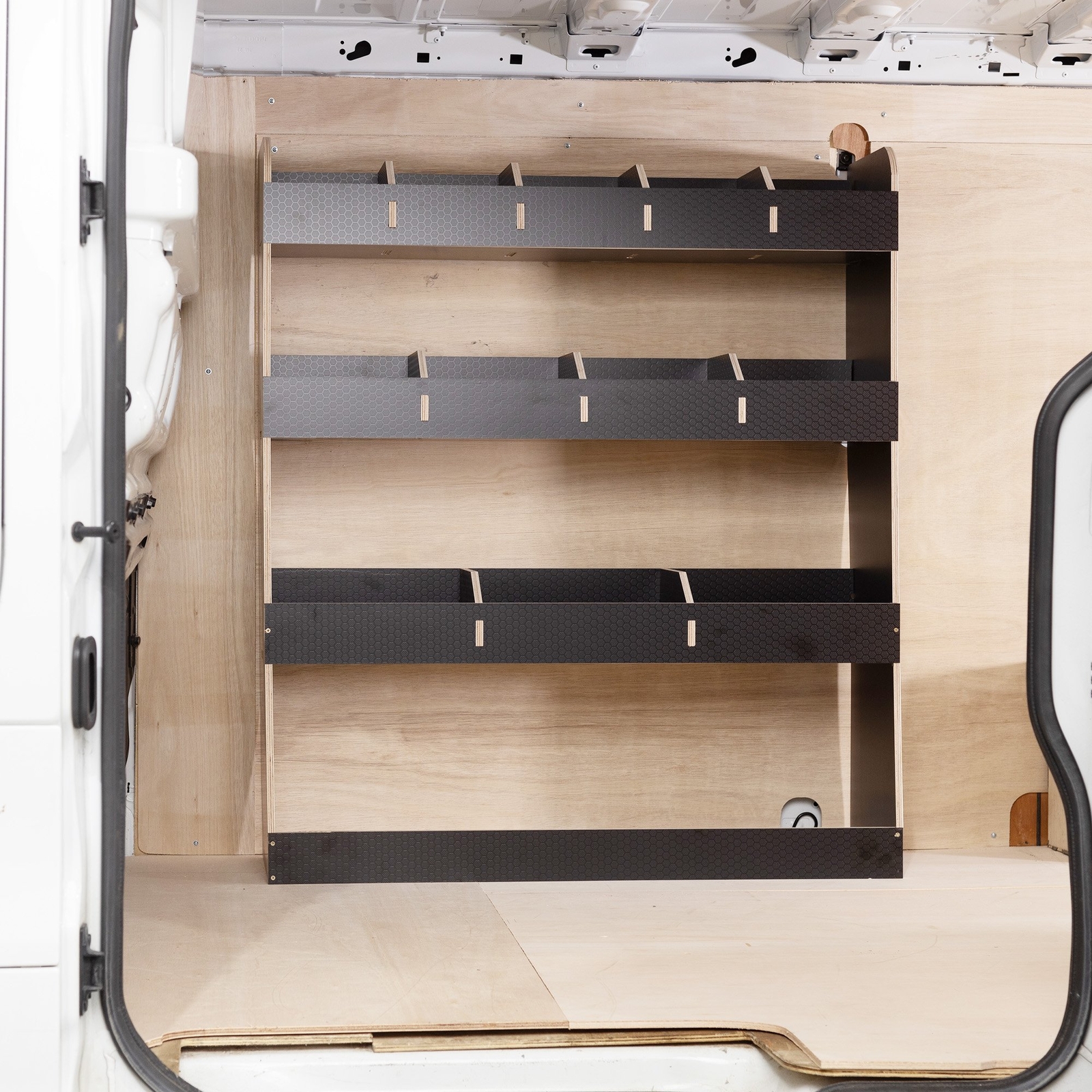 Fiat Talento L1 (SWB) 2016-21 Driver Side Front HEXABOARD Van Racking Shelving