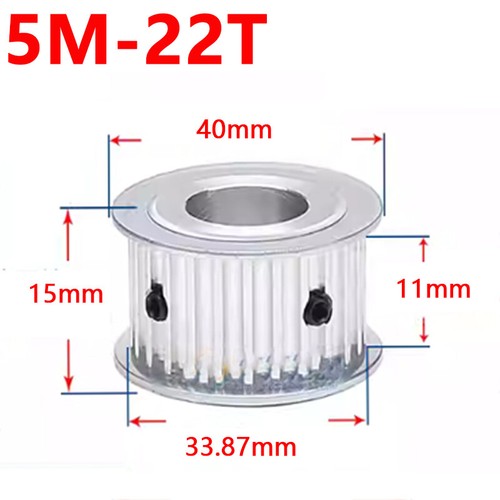 5M 10T-24T Timing Pulley Without Step Synchronous Wheel For 10mm Width Belt - Picture 14 of 16