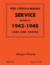 1942-1948 Ford Lincoln Mercury Service Manual