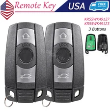 2 Replacement for BMW 328i xDrive 328xi 2007 2008 2009 2010 2011 Key Fob Remote