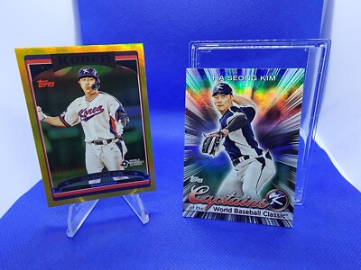 2023 Topps World Baseball Classic WBC Ha-Seong Kim Gold # 43/50 and K Captains