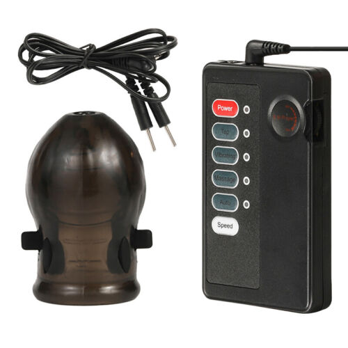 Reusable Silicone Penis Electric E-Stim Enhancement Enlargement Enlarger Trainer - Picture 28 of 28