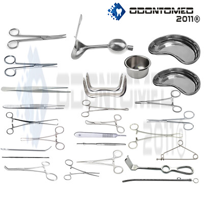 Professional Gynecological Set IncludeVaginal Speculum Forceps