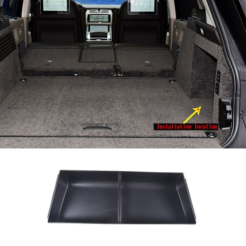 Black Boot Side Storage Box Organisers Tray For LR Range Rover Vogue 2013-2022 - Picture 3 of 10