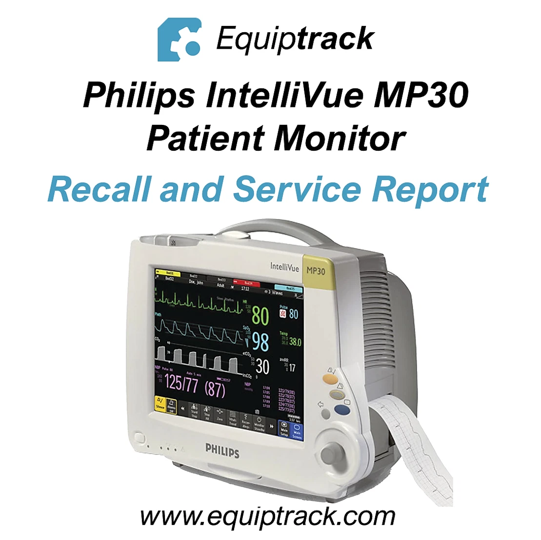 Philips IntelliVue MP20,MP30 Patient Monitor Service Manual