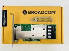 NEW Broadcom LSI 9305-16i SATA/SAS HBA Controller Card 12Gbps PCIe Avago IT Mode