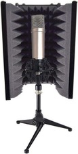 Pyle Portable Sound Shield - Microphone Isolation Studio Booth Filter Foam Cube