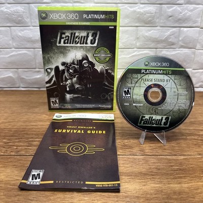 Fallout 3 (Microsoft Xbox 360, 2008) CIB Refurbished Tested Free S/H