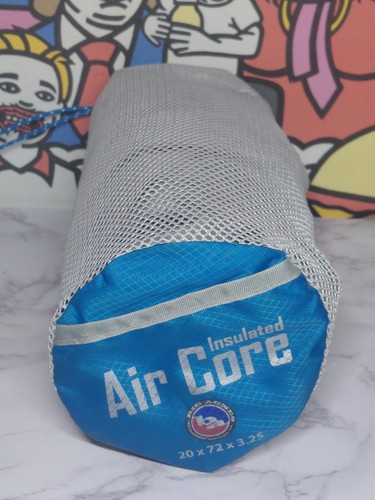 Big Agnes Insulated Air Core Camping Sleeping Pad 20"x72"x3.25" Rectangular