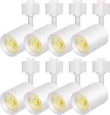 8 Pack J Track Lighting Heads 10W Dimmable Track Light Heads for Juno Track L...