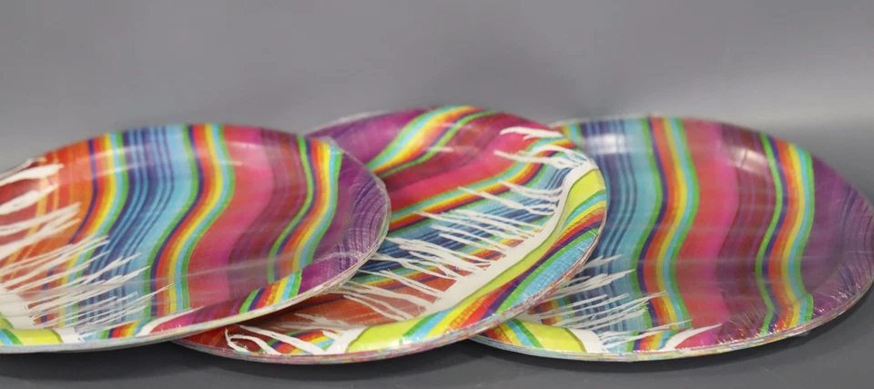 Serape Fiesta Party - Paper Dinner Plates 1 Pack of 8 - (Pack of 3, 24 Count) - Image 4 of 4