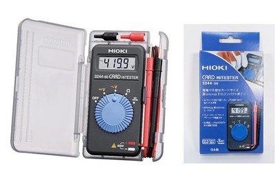 HIOKI 3244-60 Card HiTester Digital Multimeter DMM Made in Japan Compact Tester
