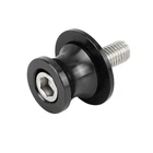 10mm CNC Swingarm Spool Stand Bobbins Starting Frame Screw Black for Motorcycle