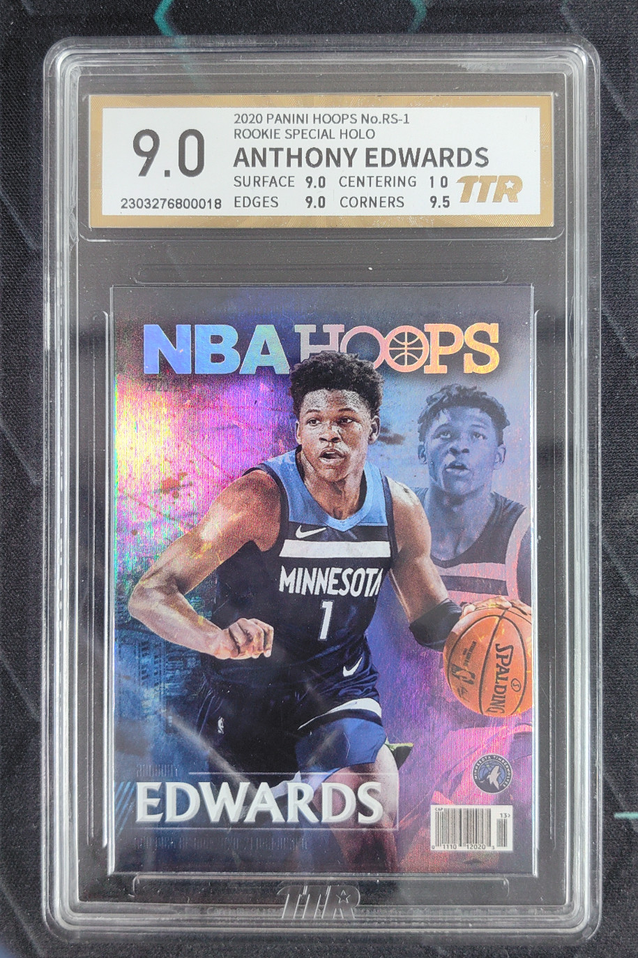 2020-21 Panini Hoops Anthony Edwards Rookie Special Holo RC TTR 9