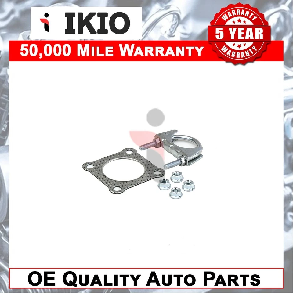 Fits VW Bora 2000-2001 Golf 2000-2001 1.6 Catalytic Converter Kit Ikio - Image 3 of 4